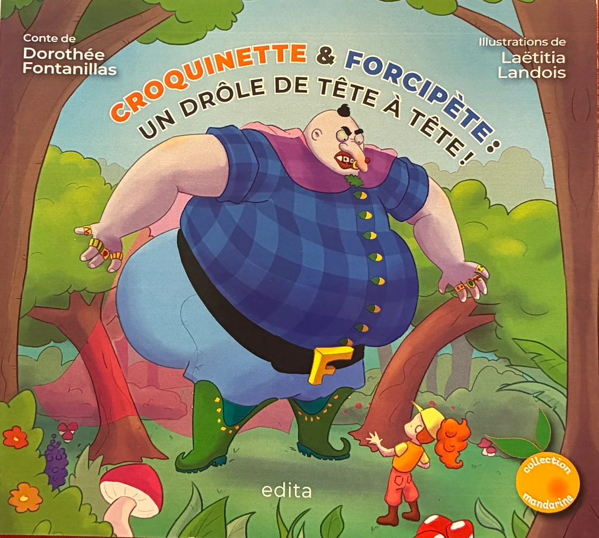 Couverture de Croquinette & Forcipète : un drôle de tête à tête