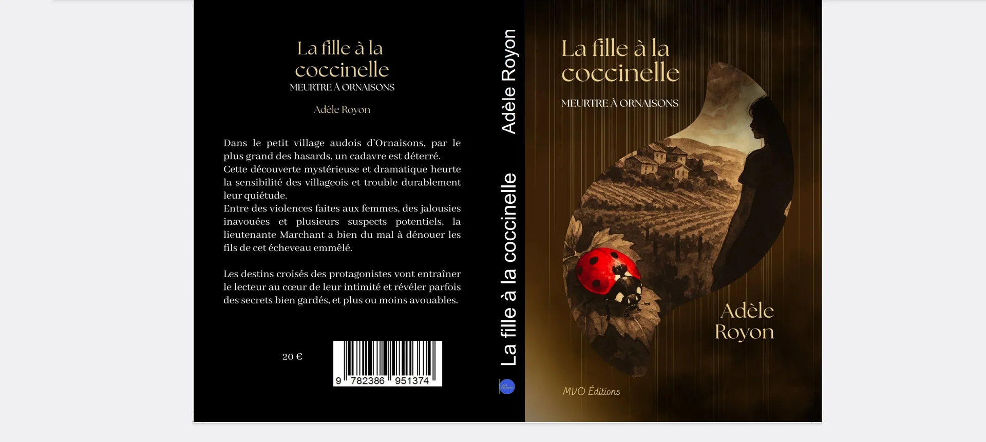 Couverture de La fille à la coccinelle